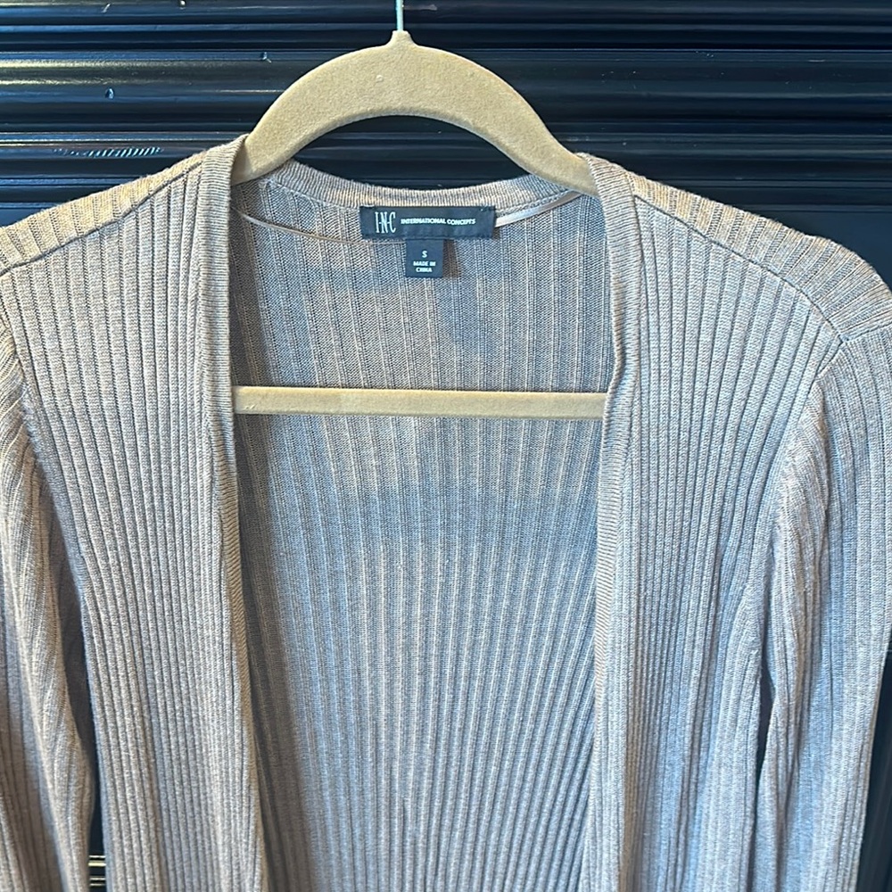 INC International Concepts Men's Ribbed Sweater - Tan